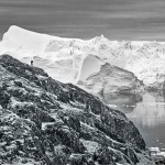 Photographer and Icebergs