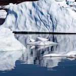 Blue Ice, Disko Bay, Sailing, Greenland, Reflections