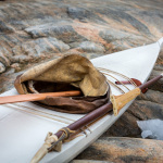 Kayak and oars