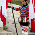 Carrying the flag on National Day